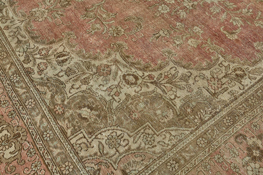 Beige vintage Persian rug 51029, 3.18 x 4.07 metres – photograph 9