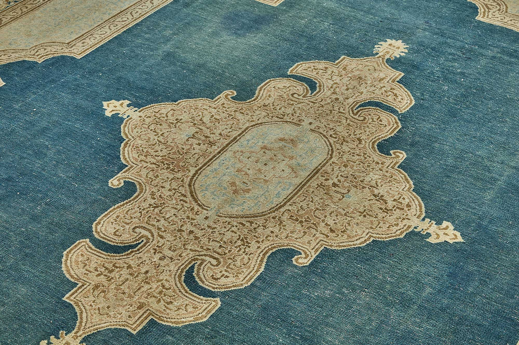 Beige vintage Persian rug 51030, 3.04 x 4.13 metres – photograph 5