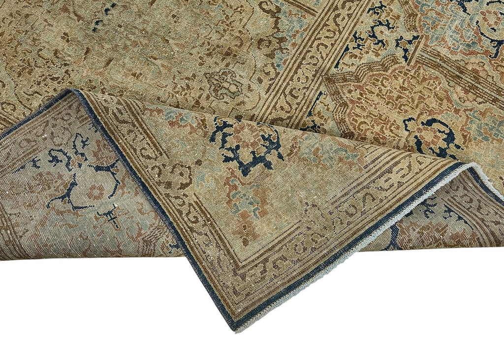Beige vintage Persian rug 51030, 3.04 x 4.13 metres – photograph 6