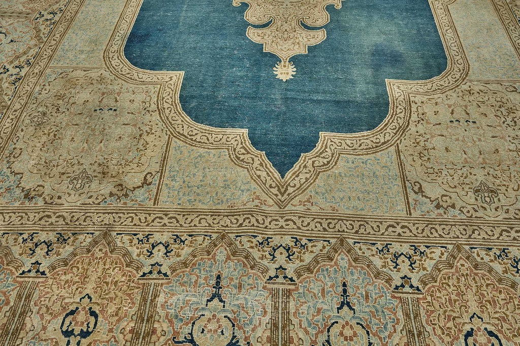 Beige vintage Persian rug 51030, 3.04 x 4.13 metres – photograph 10