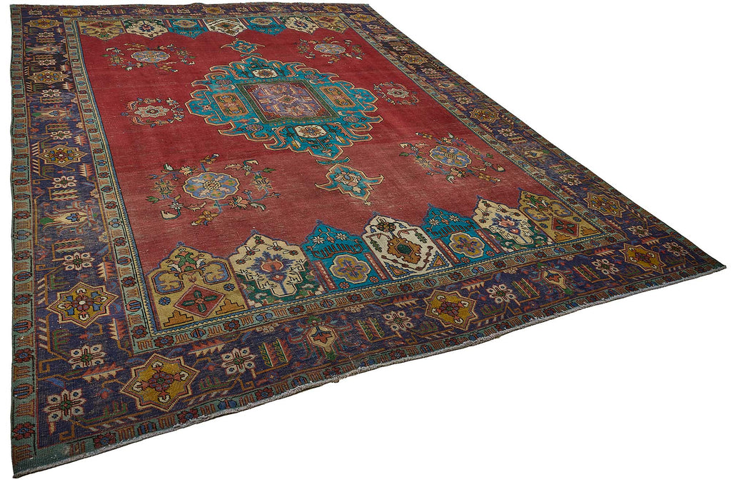 Red vintage Persian rug 51031, 2.90 x 3.93 metres – photograph 2