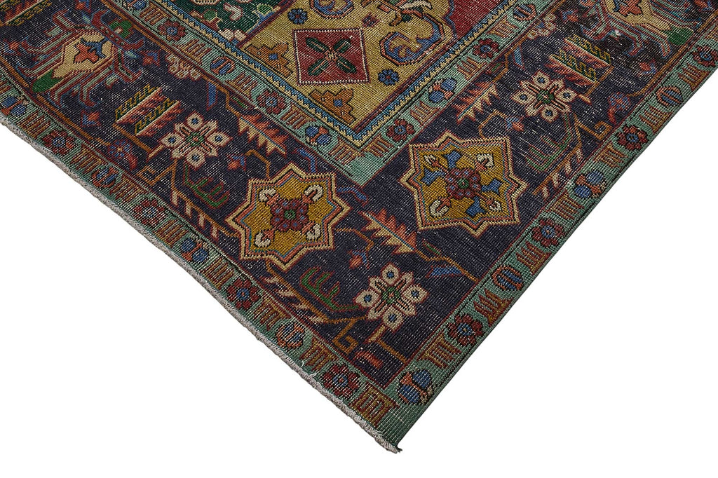 Red vintage Persian rug 51031, 2.90 x 3.93 metres – photograph 4
