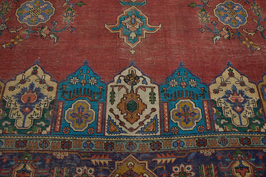 Red vintage Persian rug 51031, 2.90 x 3.93 metres – photograph 10