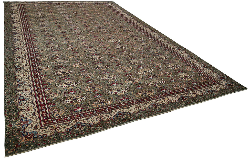 Beige vintage Persian rug 51032, 2.86 x 4.25 metres – photograph 2