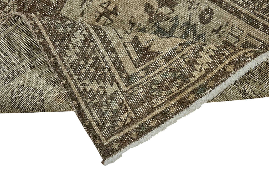 Beige vintage Persian rug 51033, 0.96 x 3.65 metres – photograph 6