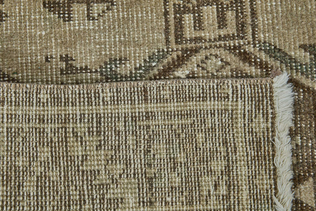 Beige vintage Persian rug 51033, 0.96 x 3.65 metres – photograph 7