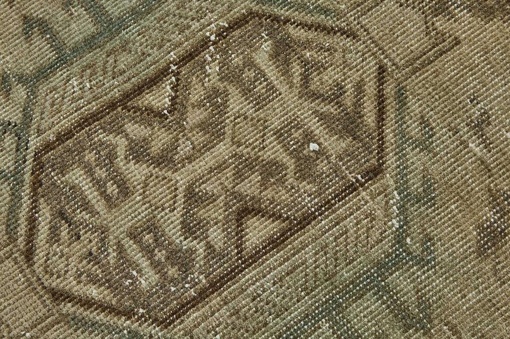 Beige vintage Persian rug 51033, 0.96 x 3.65 metres – photograph 9
