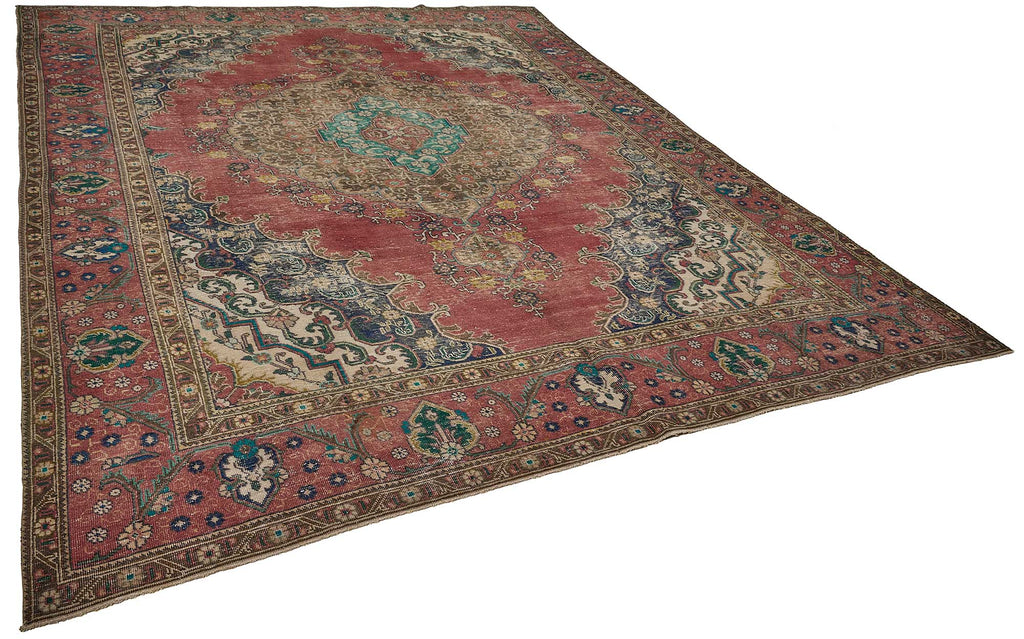 Beige vintage Persian rug 51034, 3.00 x 3.91 metres – photograph 2