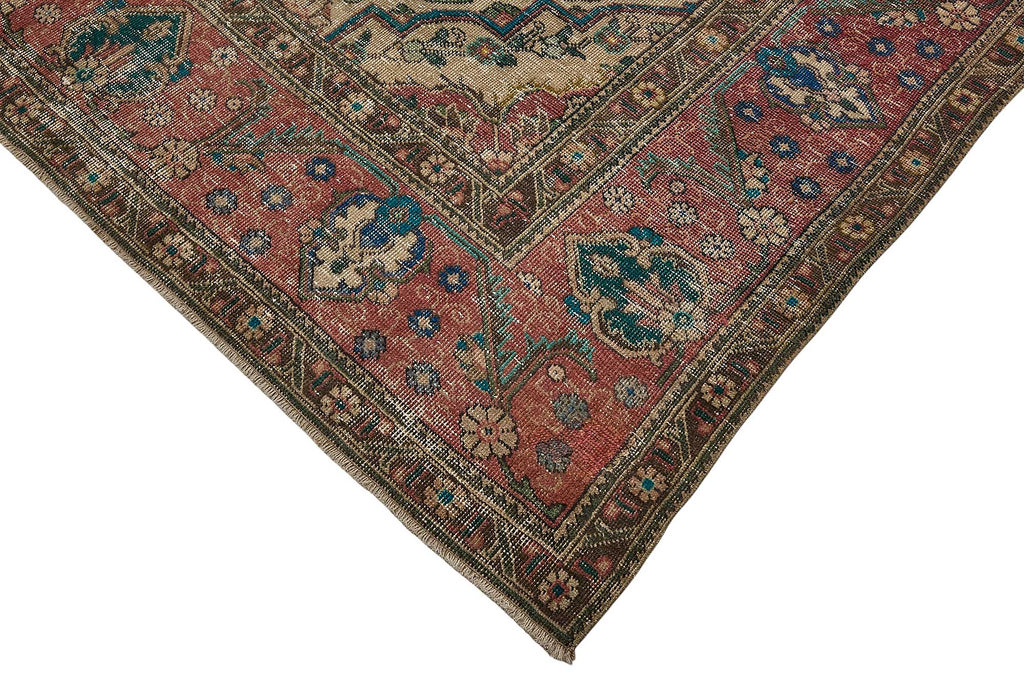 Beige vintage Persian rug 51034, 3.00 x 3.91 metres – photograph 4