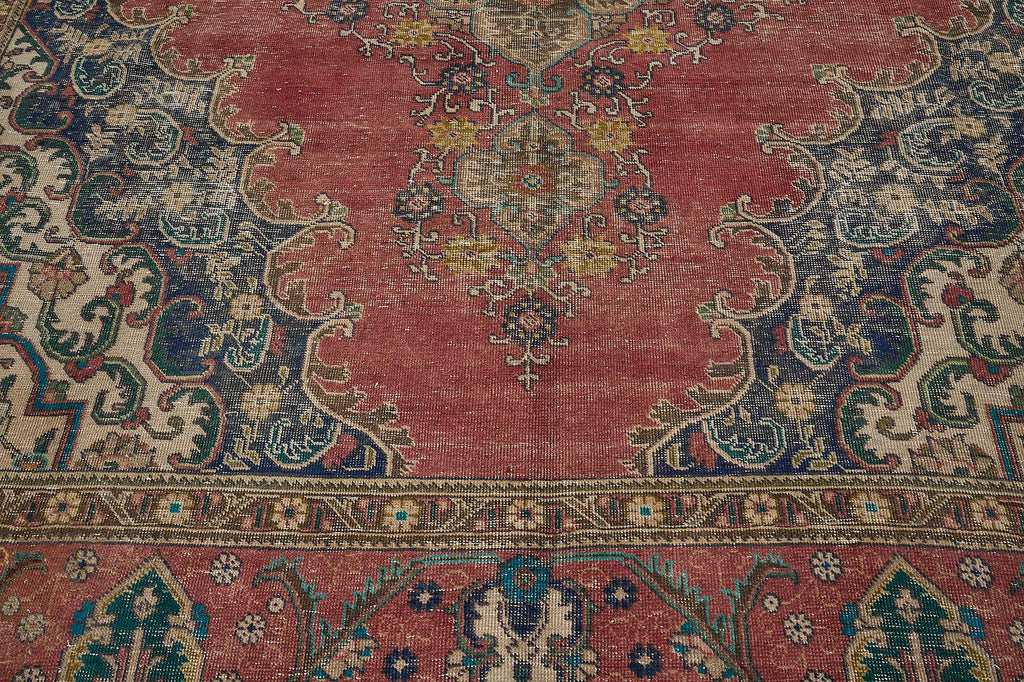 Beige vintage Persian rug 51034, 3.00 x 3.91 metres – photograph 10