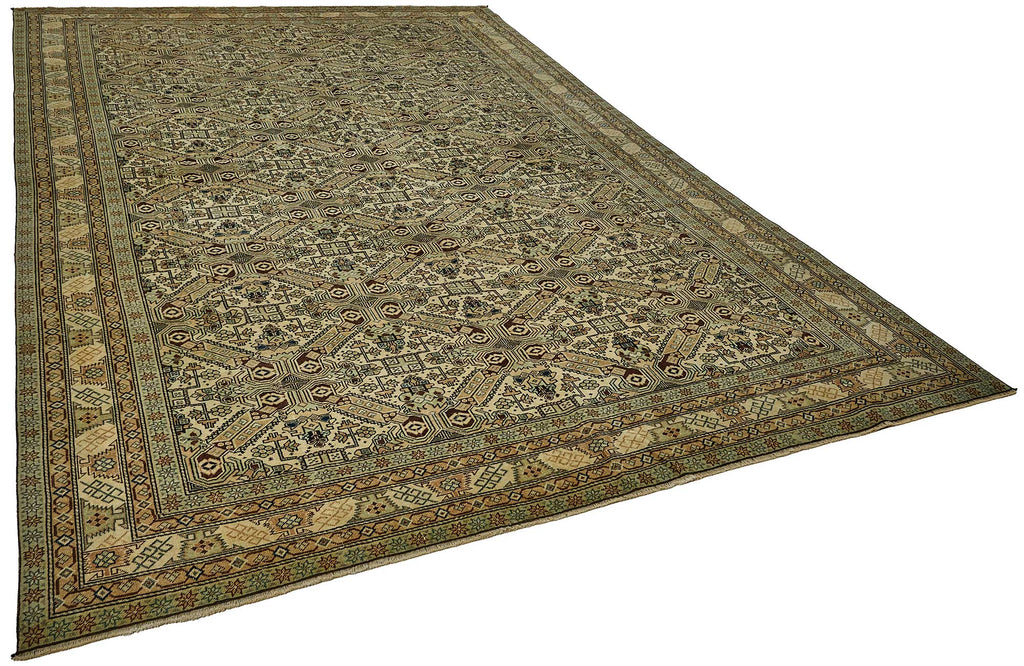 Beige vintage Persian rug 51035, 2.59 x 3.74 metres – photograph 2