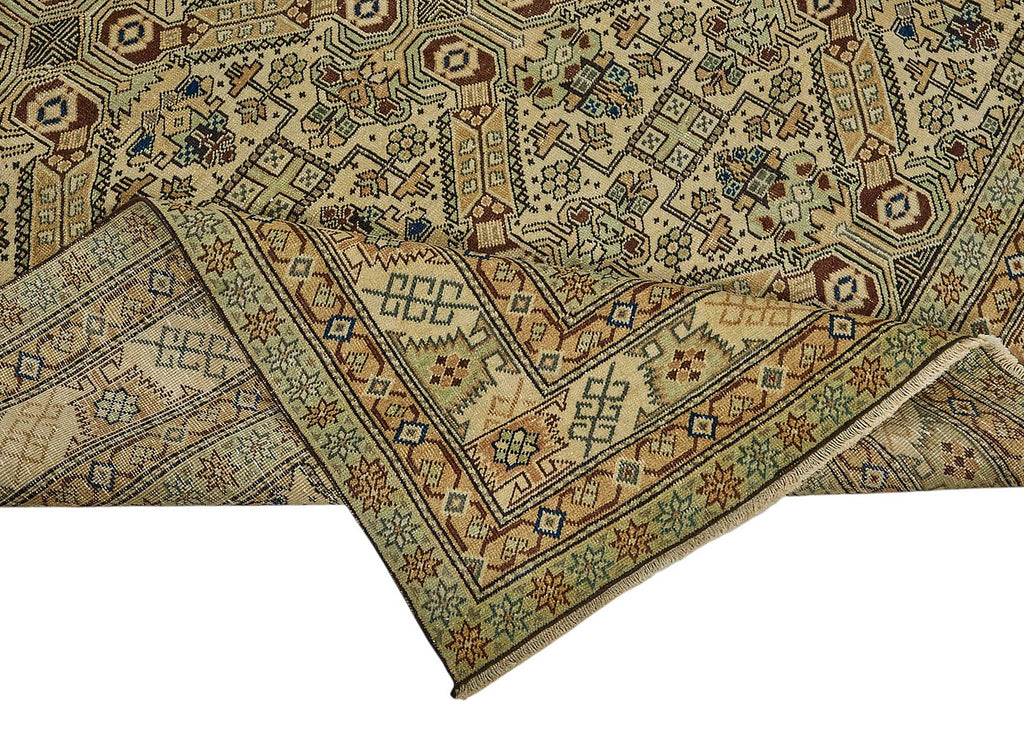 Beige vintage Persian rug 51035, 2.59 x 3.74 metres – photograph 6
