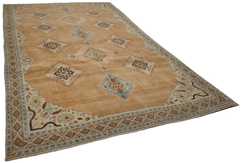 Beige vintage Persian rug 51036, 2.41 x 4.17 metres – photograph 2
