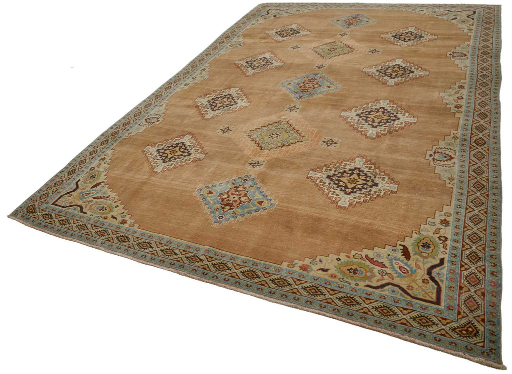 Beige vintage Persian rug 51036, 2.41 x 4.17 metres – photograph 3