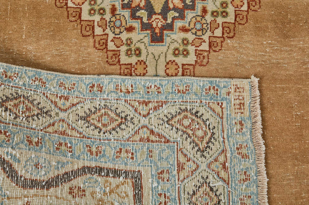 Beige vintage Persian rug 51036, 2.41 x 4.17 metres – photograph 7
