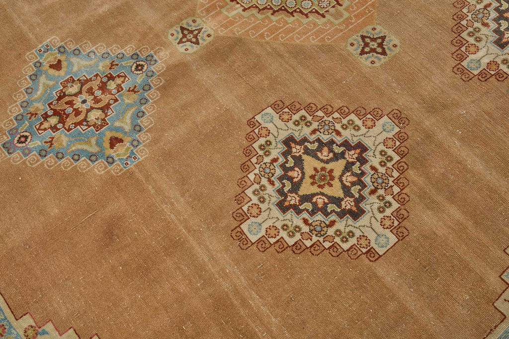 Beige vintage Persian rug 51036, 2.41 x 4.17 metres – photograph 9