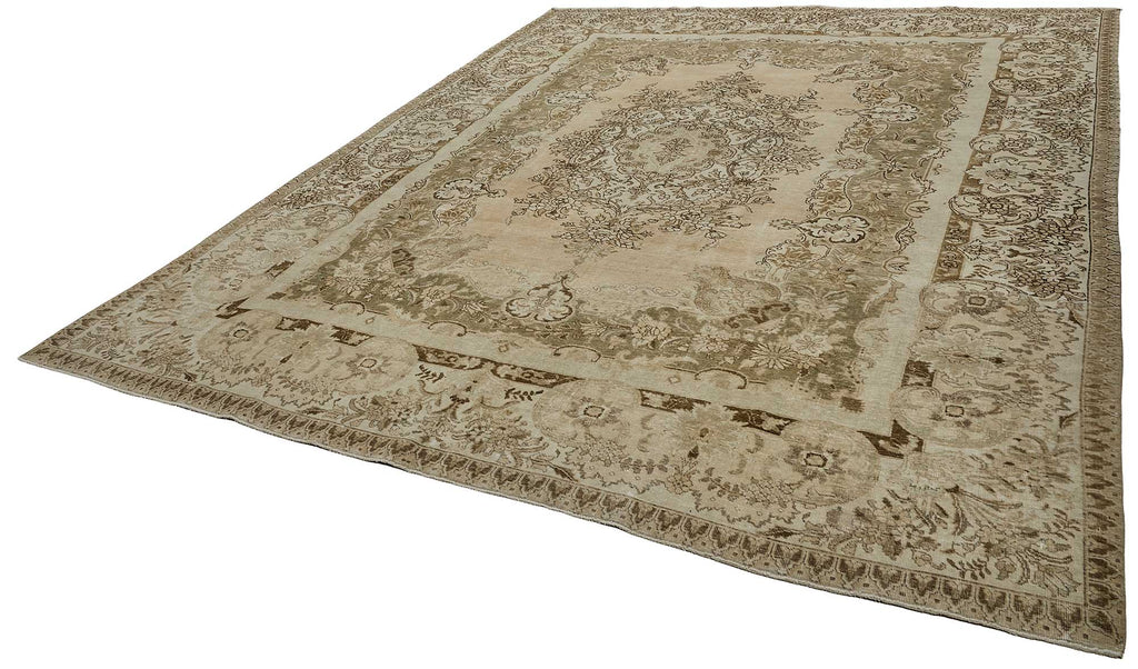 Beige vintage Persian rug 51037, 2.90 x 3.71 metres – photograph 3