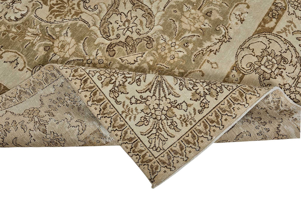 Beige vintage Persian rug 51037, 2.90 x 3.71 metres – photograph 6