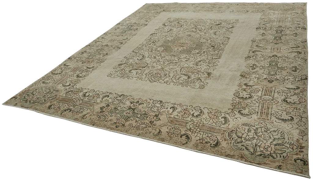Beige vintage Persian rug 51038, 3.03 x 3.96 metres – photograph 3