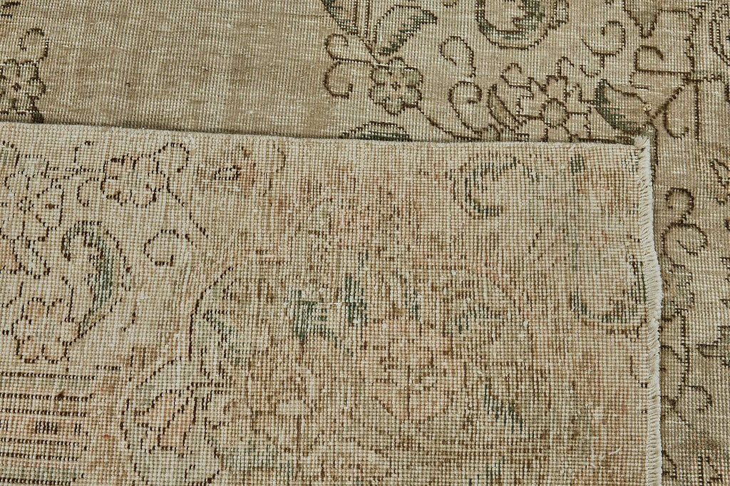 Beige vintage Persian rug 51038, 3.03 x 3.96 metres – photograph 7