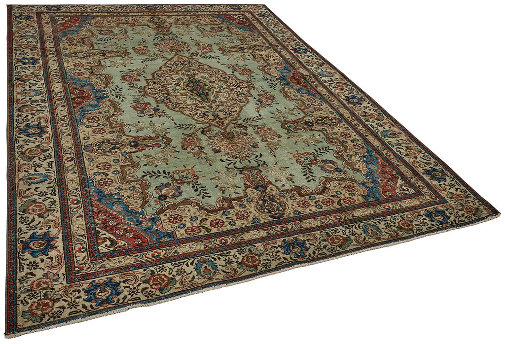 Beige vintage Persian rug 51039, 2.25 x 3.22 metres – photograph 2