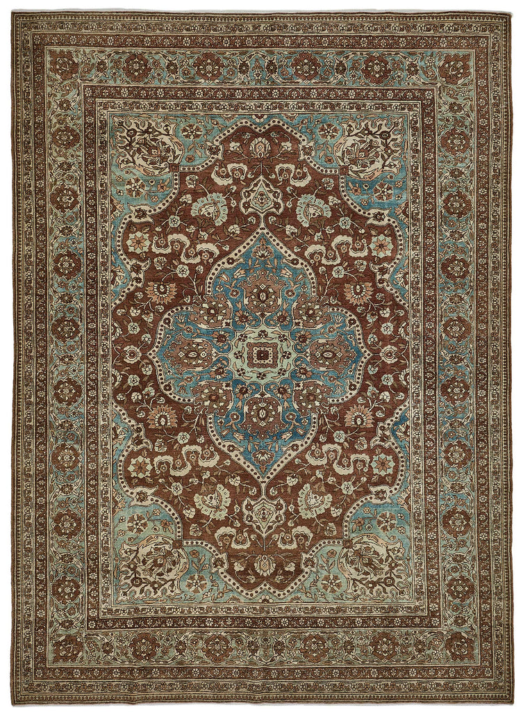 Beige vintage Persian rug 51040, 2.55 x 3.48 metres – full rug