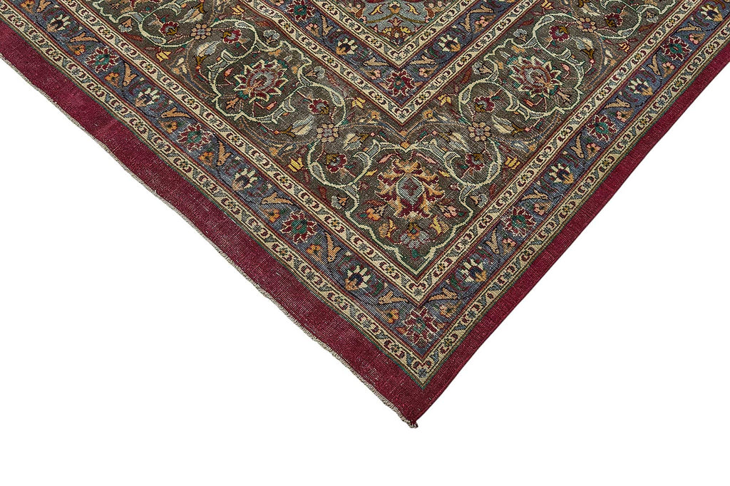 Beige vintage Persian rug 51041, 2.97 x 3.96 metres – photograph 4