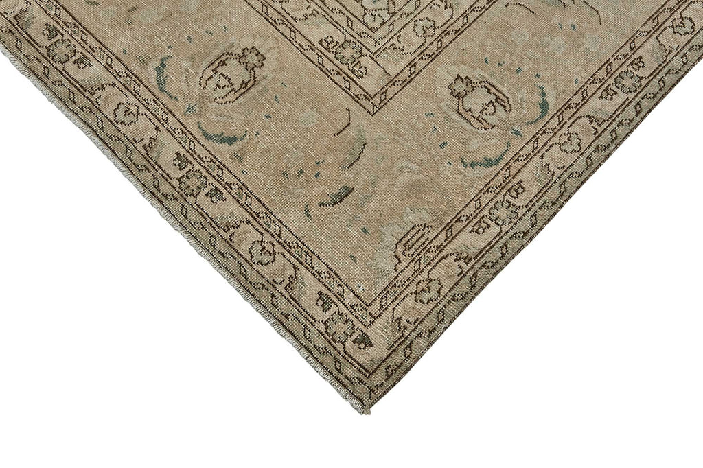 Beige vintage Persian rug 51042, 2.96 x 3.85 metres – photograph 4