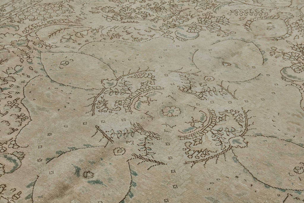 Beige vintage Persian rug 51042, 2.96 x 3.85 metres – photograph 5