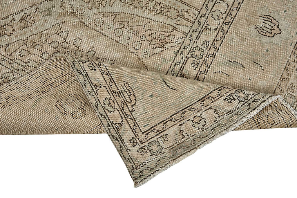 Beige vintage Persian rug 51042, 2.96 x 3.85 metres – photograph 6