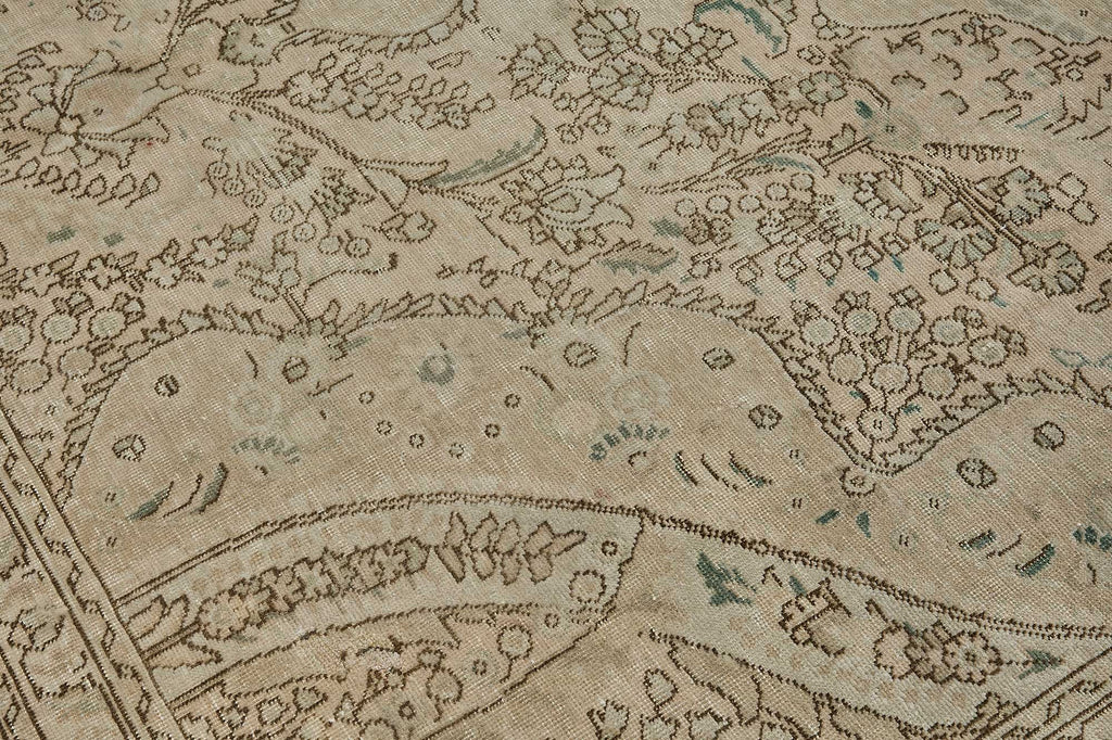 Beige vintage Persian rug 51042, 2.96 x 3.85 metres – photograph 9