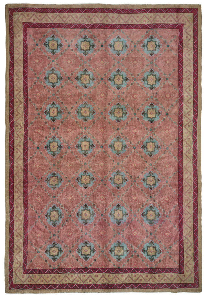 Beige vintage Persian rug 51044, 2.72 x 4.04 metres – full rug