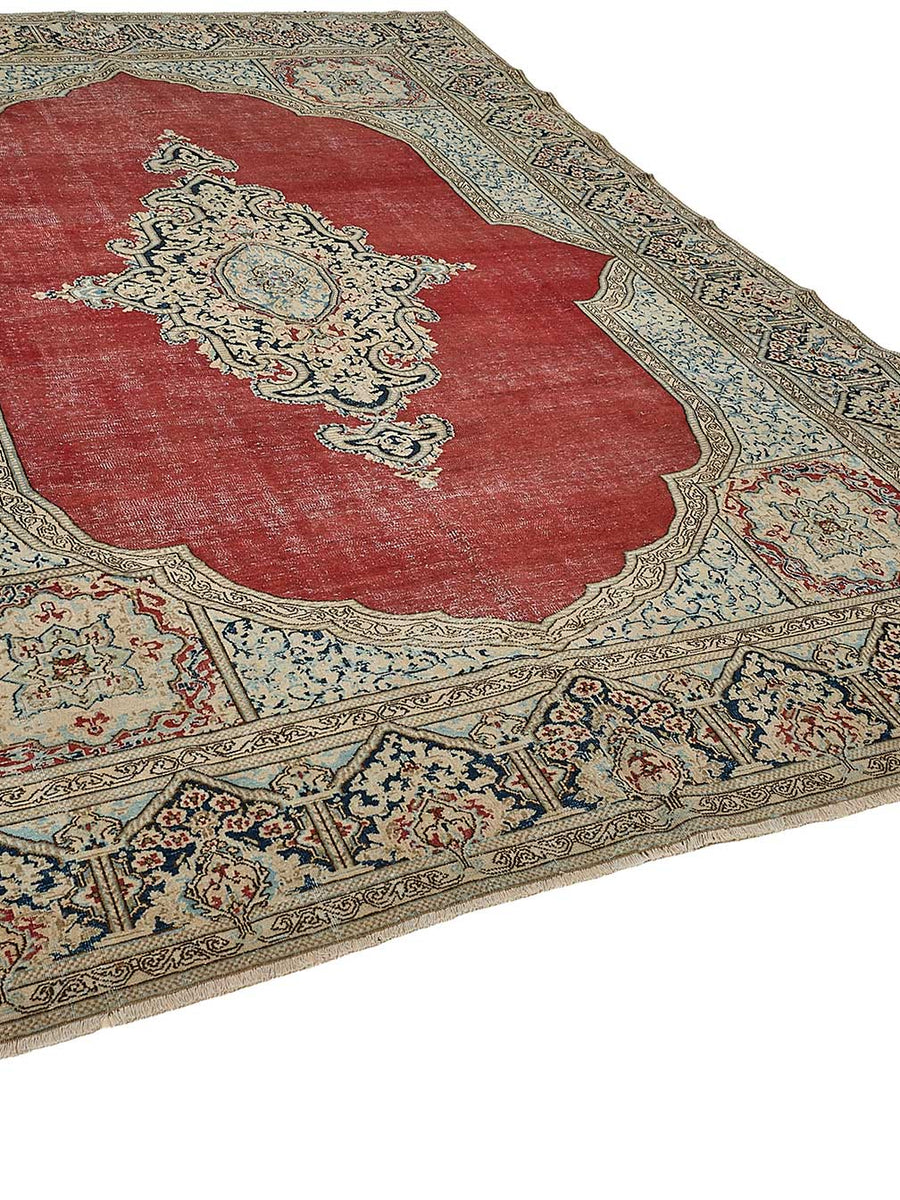 Vintage Persian Rug – Beige, 259 × 363 cm | 51045