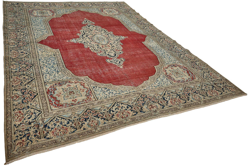 Beige vintage Persian rug 51045, 2.59 x 3.63 metres – photograph 2