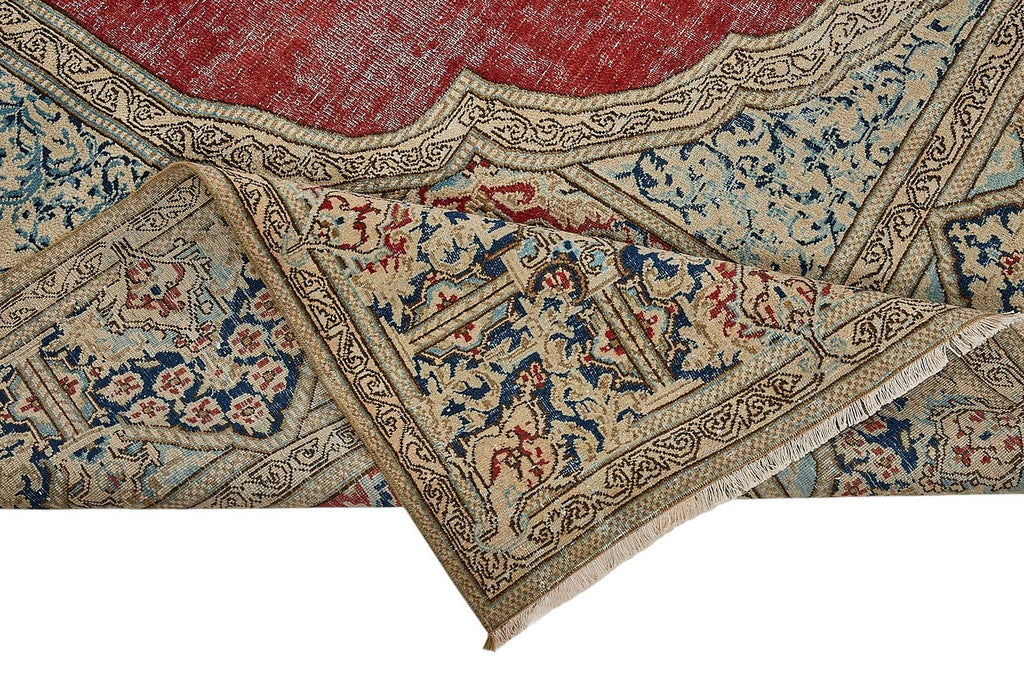 Beige vintage Persian rug 51045, 2.59 x 3.63 metres – photograph 6