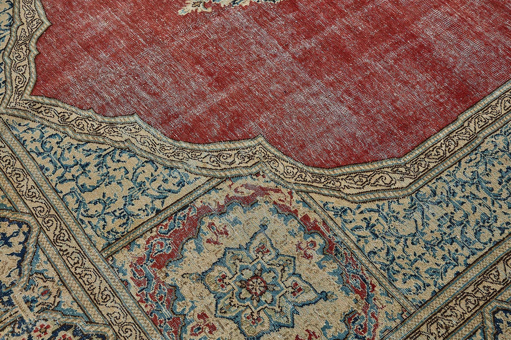 Beige vintage Persian rug 51045, 2.59 x 3.63 metres – photograph 9