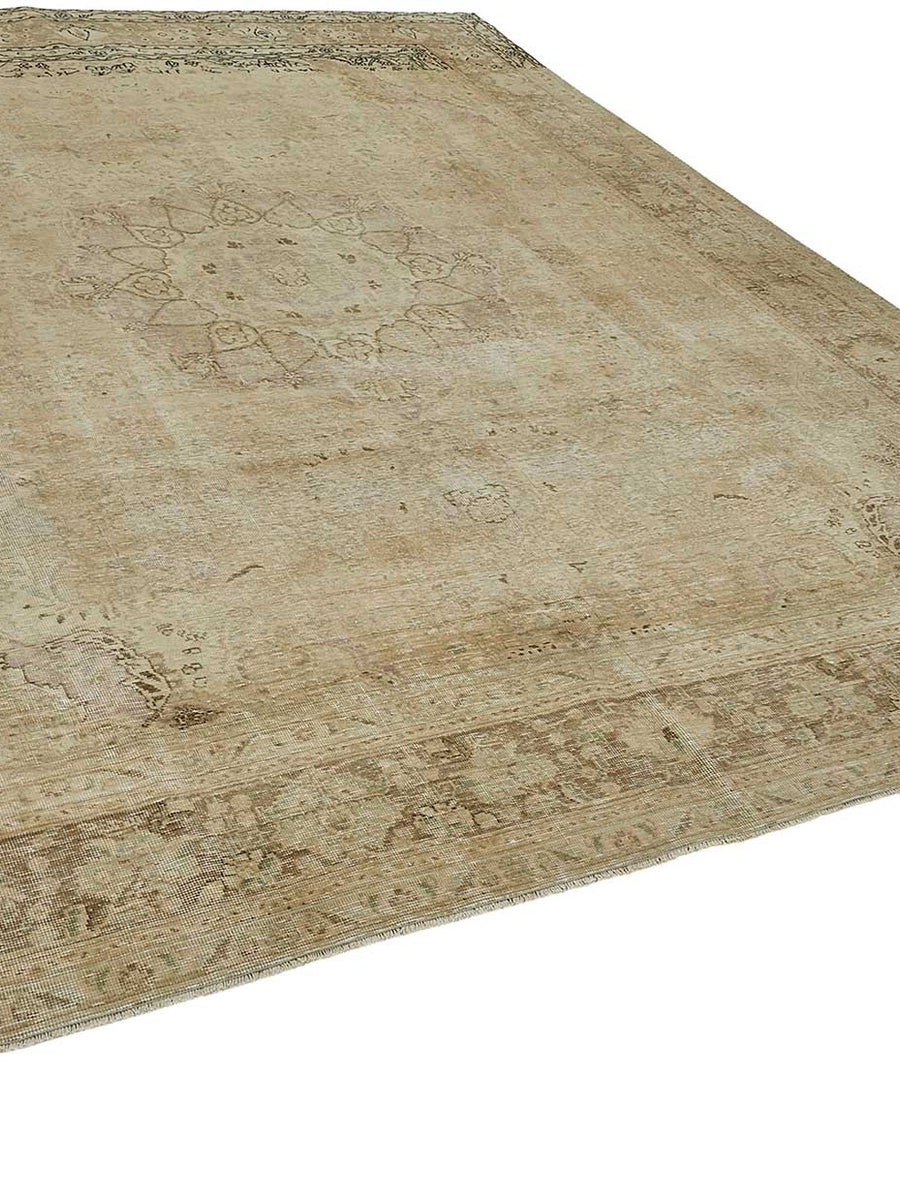 Vintage Persian Rug – Beige, 295 × 382 cm | 51046