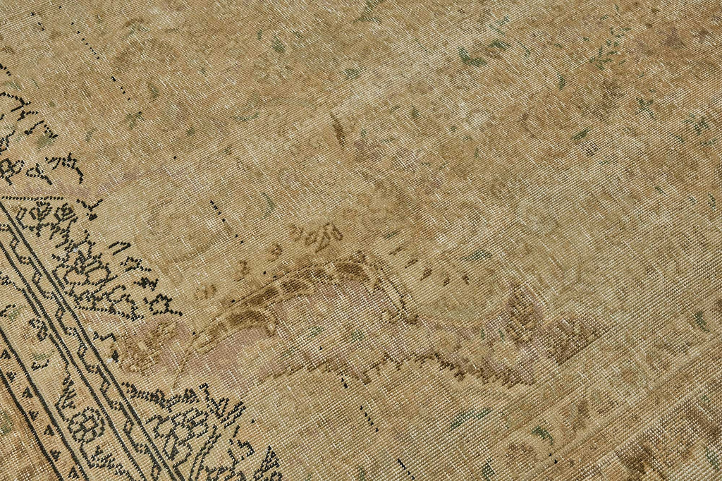 Beige vintage Persian rug 51046, 2.95 x 3.82 metres – photograph 9