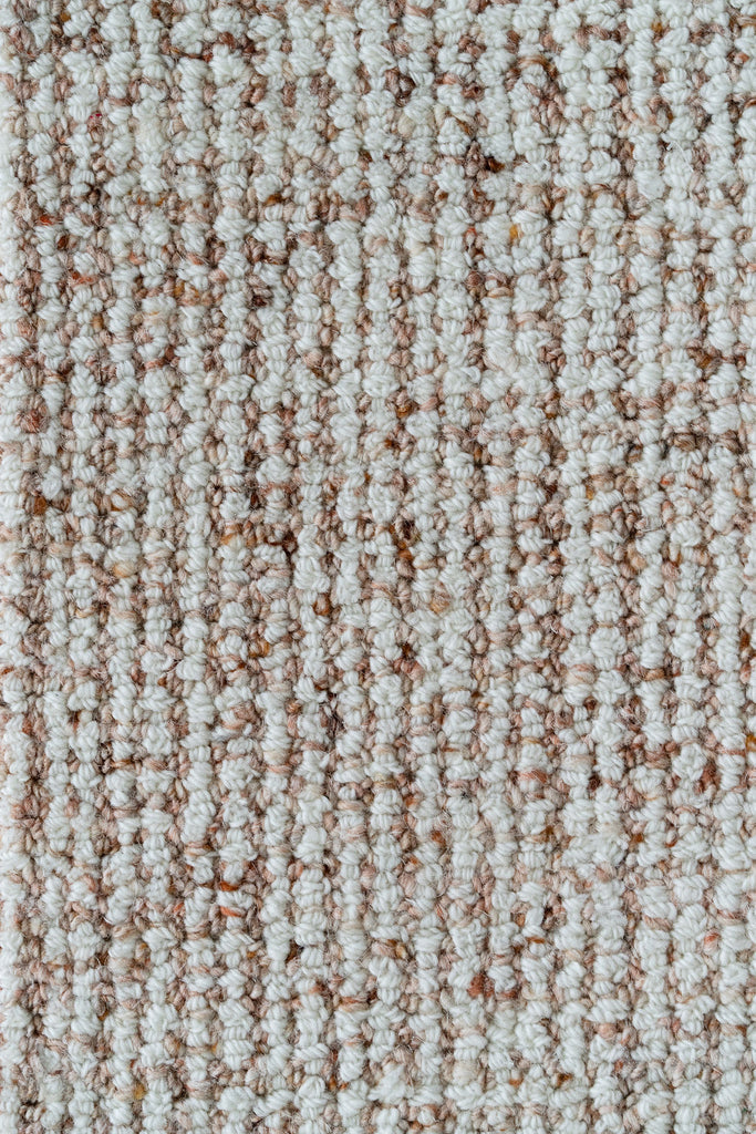 Halo Designer Rug - Peach/White