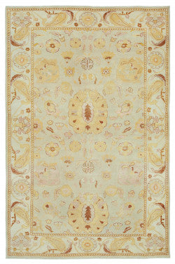 Beige Oushak rug 33291
