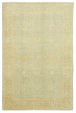 Yellow Oushak rug 33328