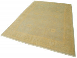 Yellow Oushak rug 33328