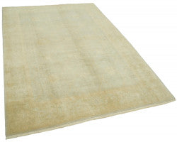 Yellow Oushak rug 33328