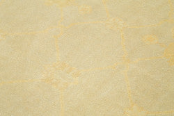 Yellow Oushak rug 33328