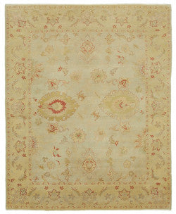 Beige Oushak rug 33304