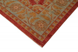 Red Oushak rug 33303