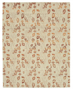 Beige Oushak rug 33382