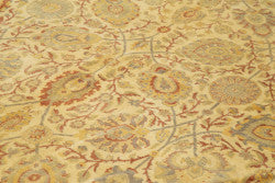 Yellow Oushak rug 33359