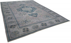 Purple Oushak rug 33345