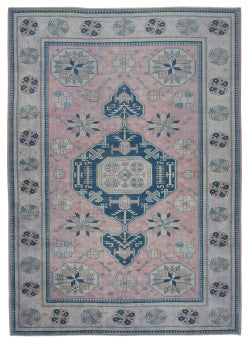 Purple Oushak rug 33345